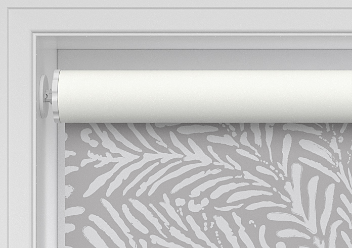 Balmy Palms (Blackout), Grey Whisp - Twist&Fit Roller Blind - Image 9